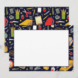 Agradecimiento Volver A La Tarjeta De Saludo De La Escuela