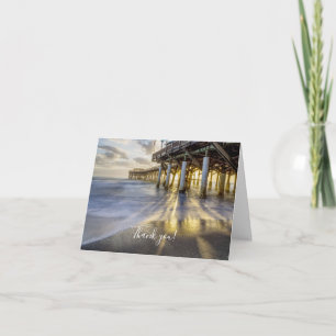 Agradecimiento Waves suaves en Cocoa Pier Tarjeta de agradecimien