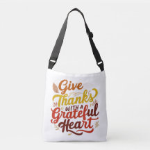 Agradecimiento y gratitud Bolsa de Acción de Graci