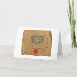 Agradecimiento Zodiaco - Aires - Tarjeta de Felicitación
