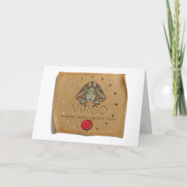 Agradecimiento Zodiaco - Virgo - Tarjeta de Felicitaciones