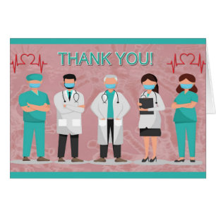 Agradecimientos al personal médico