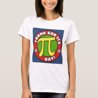Agradezca a dios su camisa 1 del día del pi