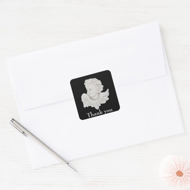 Agradezco a Angel pegatina (Sobre)