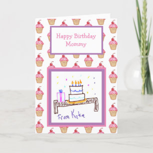 Agrega el arte de tu hijo a esta tarjeta de cumple