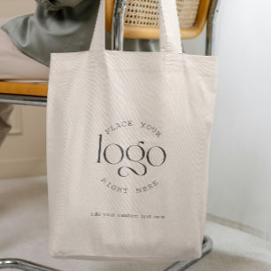 Agrega tu logo Personalizado Bolsas Blancas Promoc