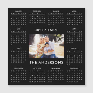 Agrega tu propia foto familiar Calendario 2026 I
