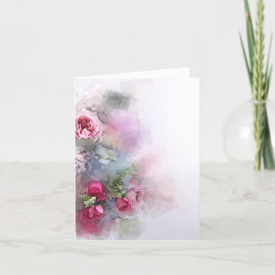 Agrega tu texto Plantilla de rosas de flores de ac