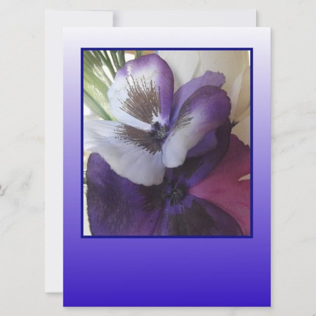 ¡Agrega un toque de azul con tu invitación enviada (Anverso)