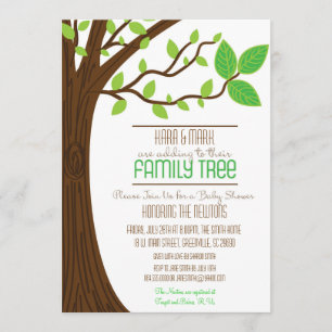 Agregar a la invitación Baby Shower de su árbol de