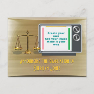 Agregar anuncio de graduación con foto