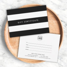 Agregar franjas de logotipo y certificado de regal