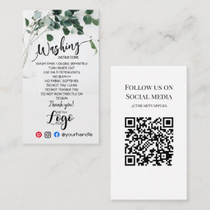 AGREGAR instrucciones de lavado LOGO TARJETA DE CU