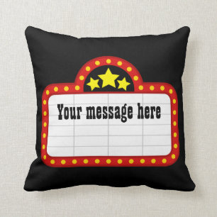 agregar mensaje almohada de decoración de signos 