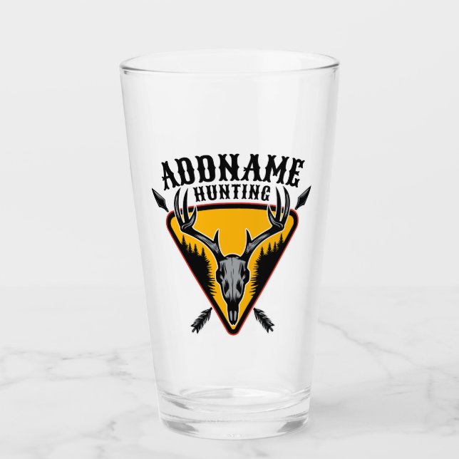 AGREGAR NOMBRE Caza de alces Cráneo de ciervo Cuer (Anverso)