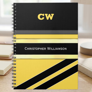 Agregar nombre e iniciales cuaderno de oficina ama