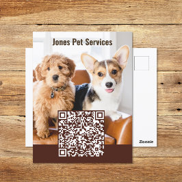 Agregar Postal empresa de código QR de Mascota fot