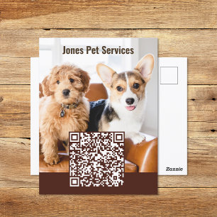 Agregar Postal empresa de código QR de Mascota fot