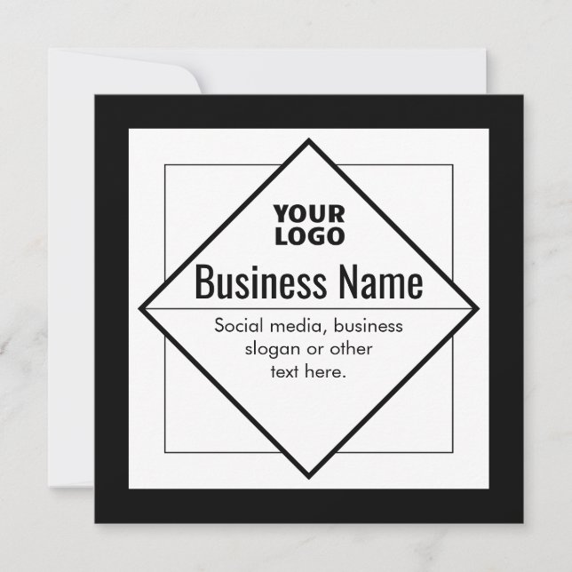 Agregar su logotipo plantilla personalizable (Anverso)