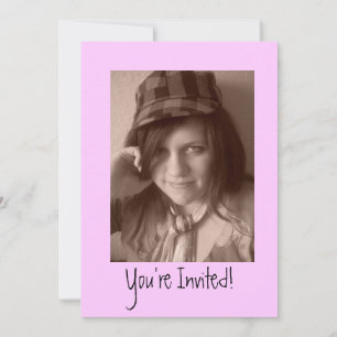 Agregar sus invitaciones fotográficas cumpleaños a