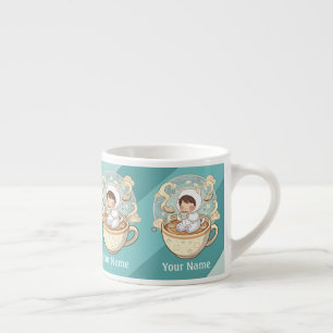 Agregar texto Taza de espresso de gato mini regalo