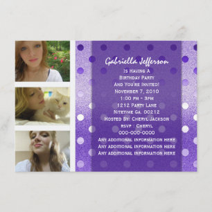 Agregar tu imagen: Invitación a una fiesta de espu