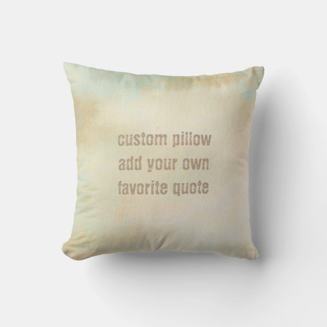 agregar un diseño de acuarela original de almohada (Anverso)