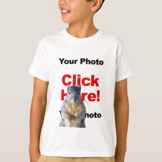 Agregar una camiseta personalizada para niños con 
