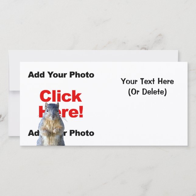 Agregar una tarjeta de foto personalizada de una a (Anverso)