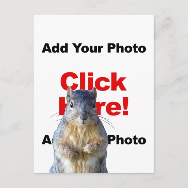 Agregar una tarjeta postal de foto personalizada d (Anverso)