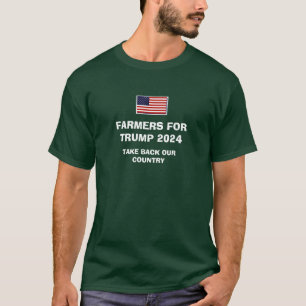 AGRICULTORES PARA LA Camiseta TRUMP 2024