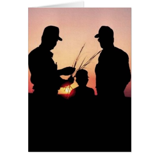 Agricultores y atardecer (Frente)