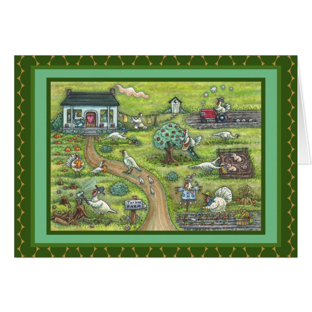 AGRICULTURA DE TURQUÍA, TARJETA DE RECIBIMIENTO V  (Anverso (Horizontal))