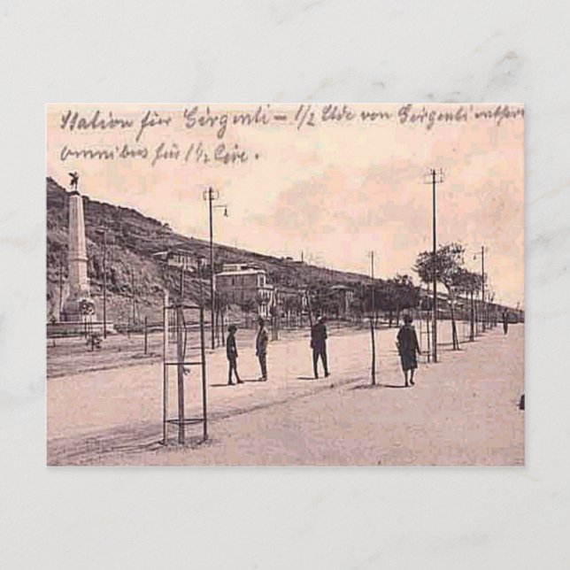 Agrigentà, réplica postal de Vintage (Anverso)