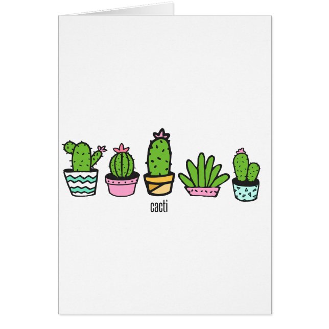 agrupación de cactus (Frente)