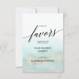 Agua acuática y dorada en lugar de la tarjeta de f