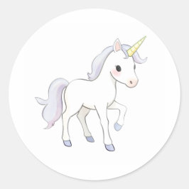 Agua Adorable para Bebé Unicornio Pegatina
