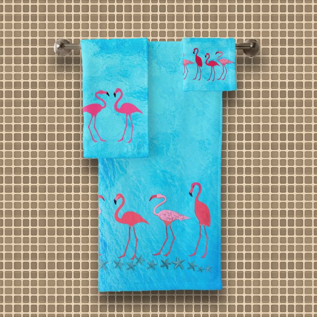 Agua azul de Flamingos (Subido por el creador)