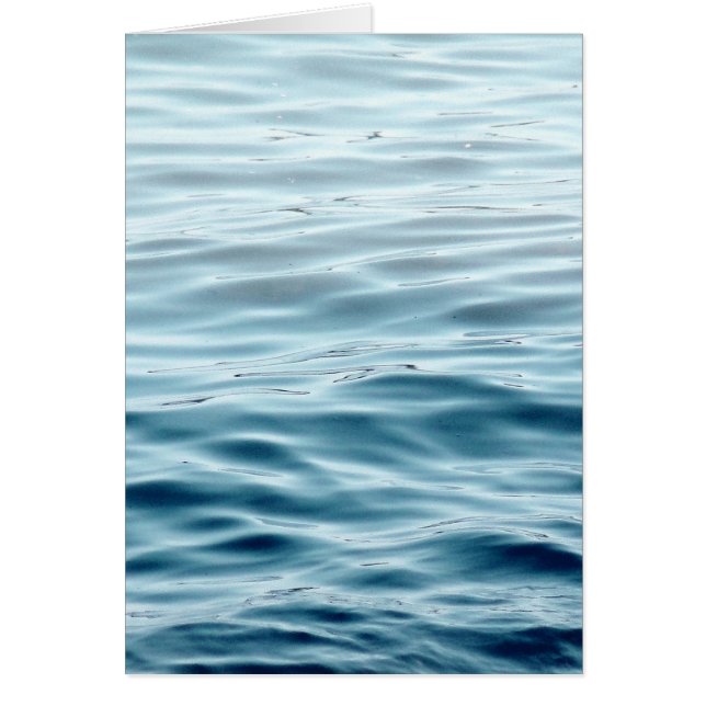Agua azul ondulada (Frente)
