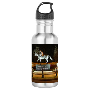 Agua Bailarina nativa Estatua de Caballo Botella de Agu