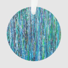 Agua bajo el ornamento puente