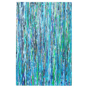 Agua bajo el puente arte mural Metalizado 24x36