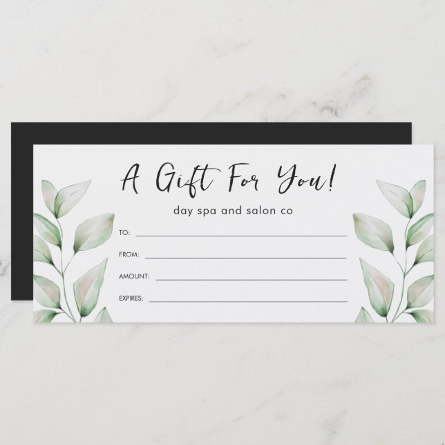 Agua Botánica Simple Deja Negro (Anverso / Reverso)