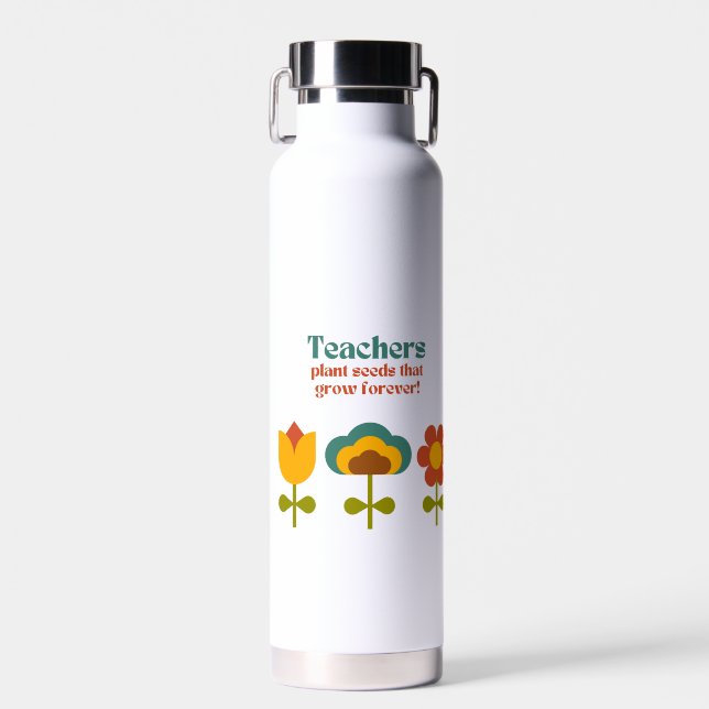 Agua Botella aislada de vacío del profesor (Delantero)
