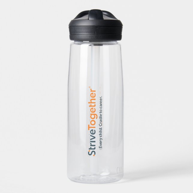 Agua Botella CamelBak Eddy® de 25oz - Transparente (Delante)