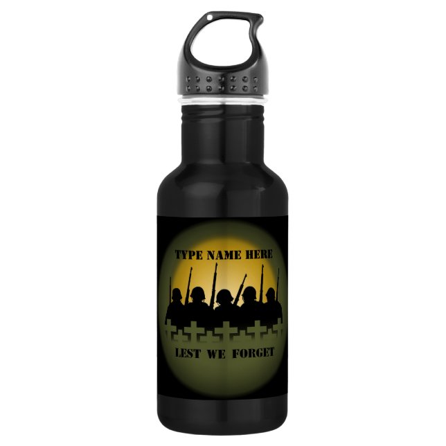 Agua Botella conmemorativa de la guerra para que no olv (Anverso)