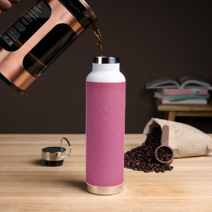 Agua Botella de acero inoxidable con Rosa agitada