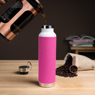 Agua Botella de acero inoxidable especular rosado calie