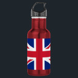 Agua Botella de acero inoxidable Union Jack<br><div class="desc">Bebe más agua. Tu piel, tu pelo, tu cuerpo y tu mente te lo agradecerán. Y ahora, beba de su botella de agua de Union Jack y su sentido del estilo también se lo agradecerá. ¡La hidratación está de moda! Su frasco es: 18 oz. de botella; Fabricada con acero inoxidable...</div>