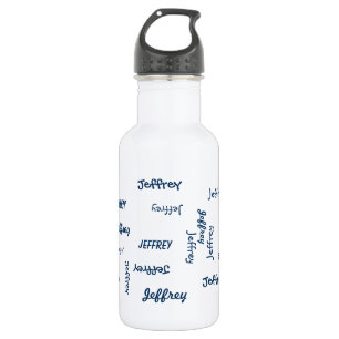 Agua Botella de agua, azul personalizado, conocido en
